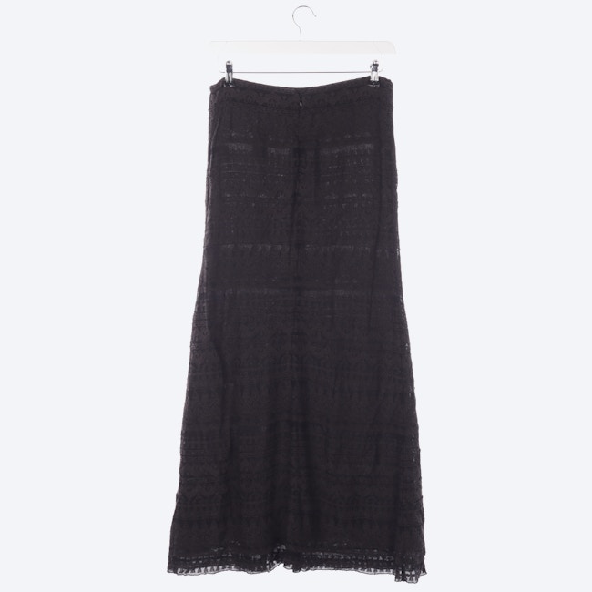 Image 2 of Skirt 36 Dark Brown in color Black | Vite EnVogue