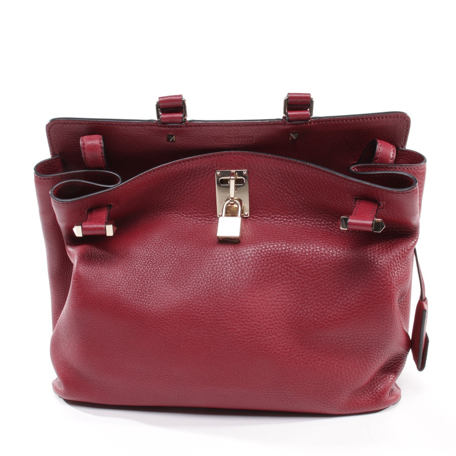 Image 1 of Joy Lock Shoulder Bag Dark red in color Red | Vite EnVogue