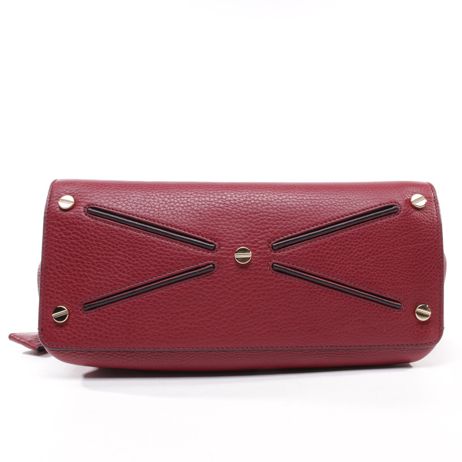 Image 3 of Joy Lock Shoulder Bag Dark red in color Red | Vite EnVogue