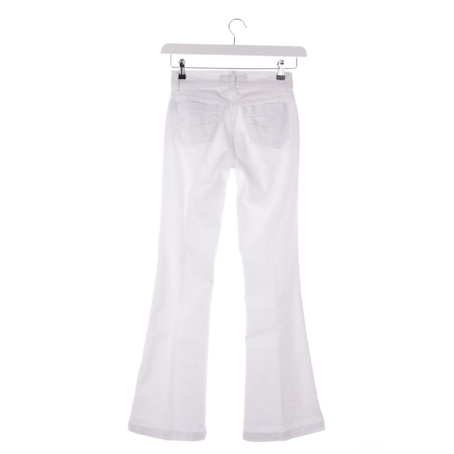 Flared Jeans W25 Weiß | Vite EnVogue