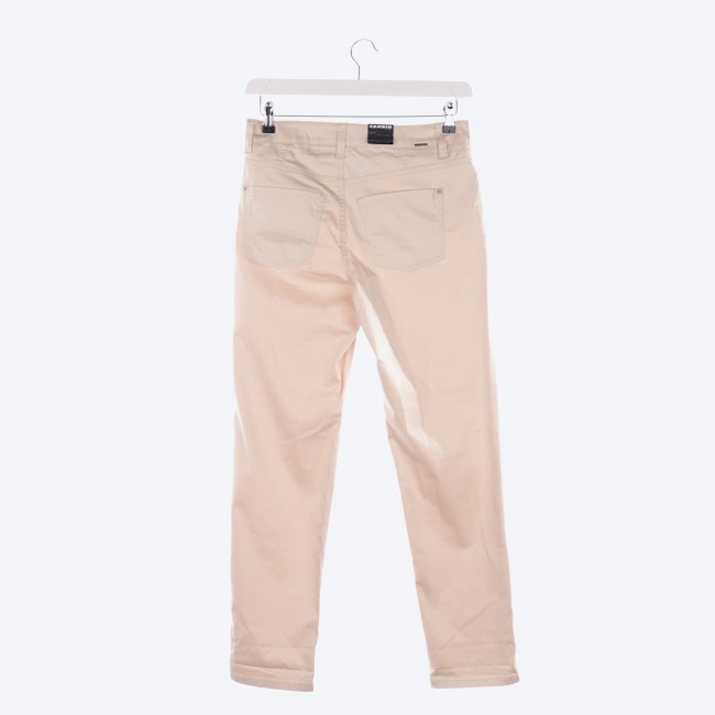 Image 2 of Trousers 38 Beige in color White | Vite EnVogue