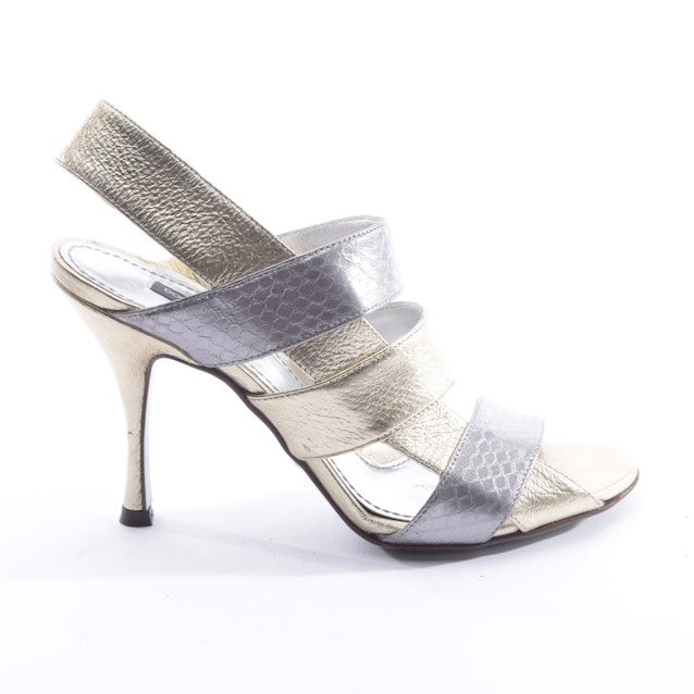 Image 1 of Heeled Sandals EUR 36 Metallic | Vite EnVogue