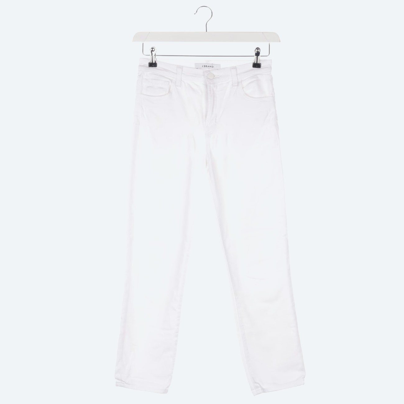 Image 1 of Straight Fit Jeans W25 White in color White | Vite EnVogue