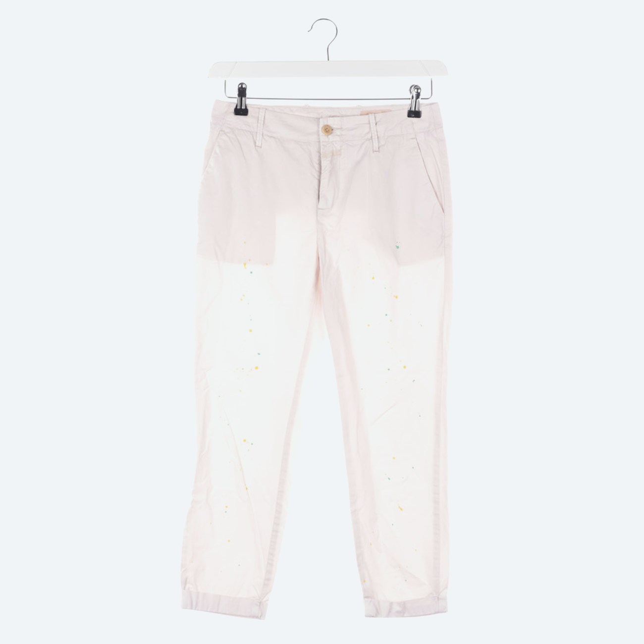 Image 1 of Chino W24 Beige in color White | Vite EnVogue