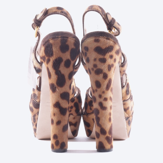 Image 3 of Heeled Sandals EUR 36.5 Tan in color Brown | Vite EnVogue