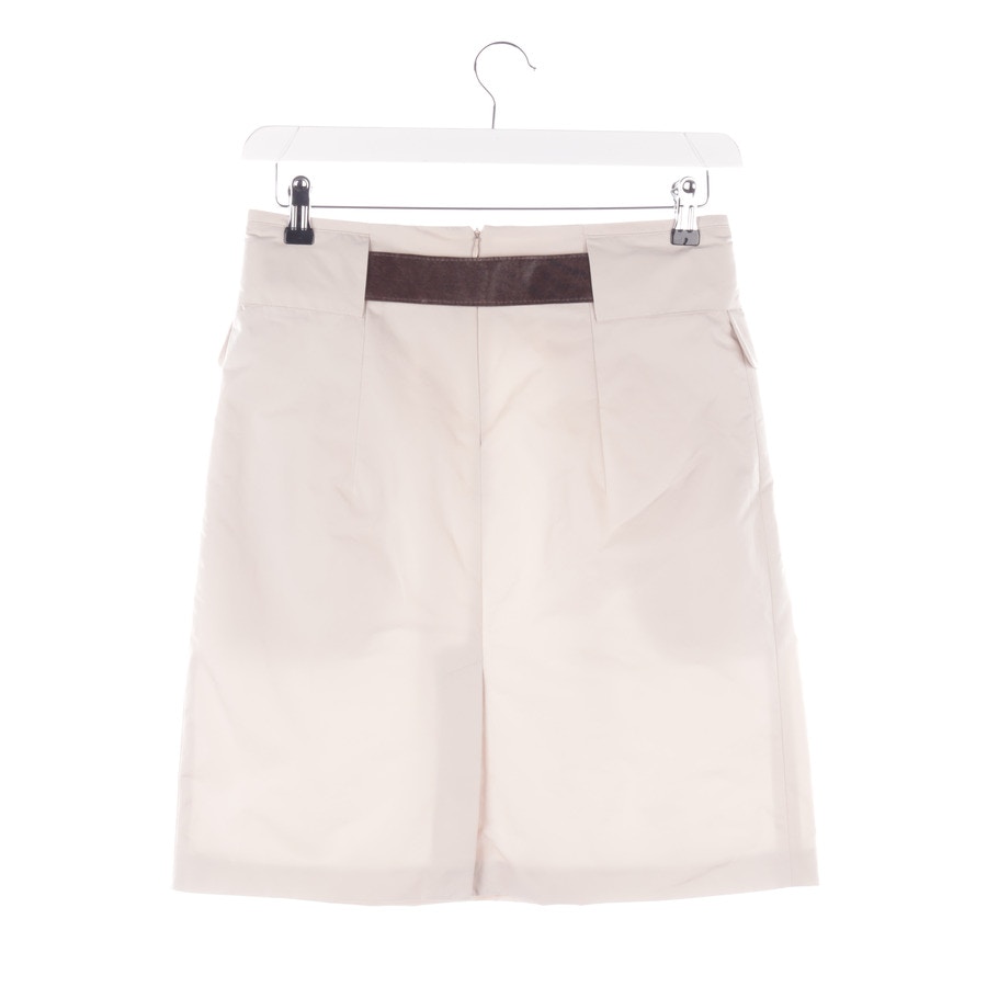 Image 2 of A-Line Skirt 34 Beige in color White | Vite EnVogue
