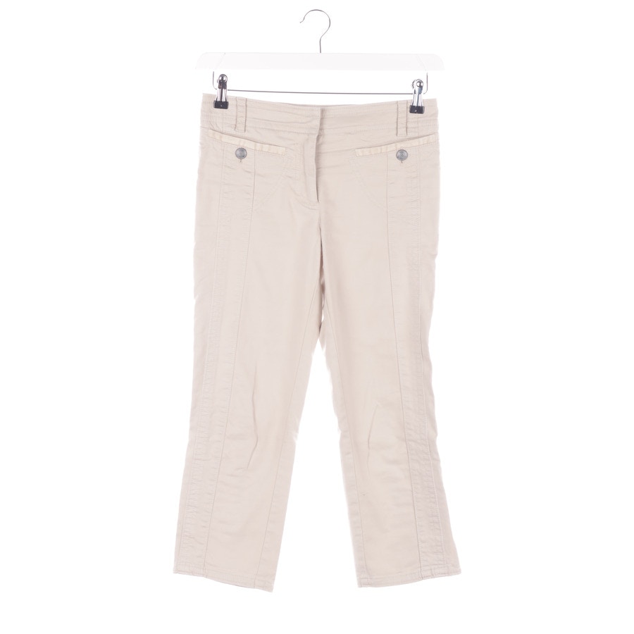 Image 1 of Trousers 34 Beige in color White | Vite EnVogue