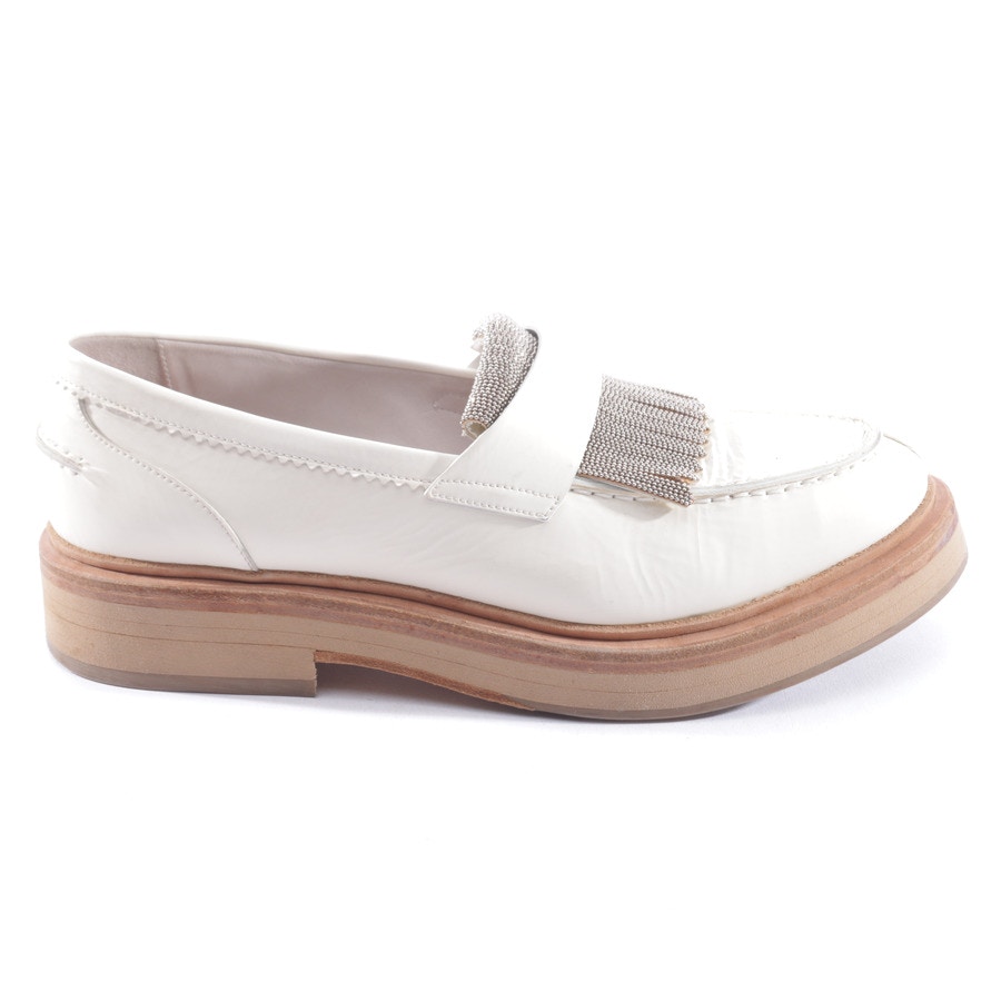 Image 1 of Loafers EUR 39 White in color White | Vite EnVogue