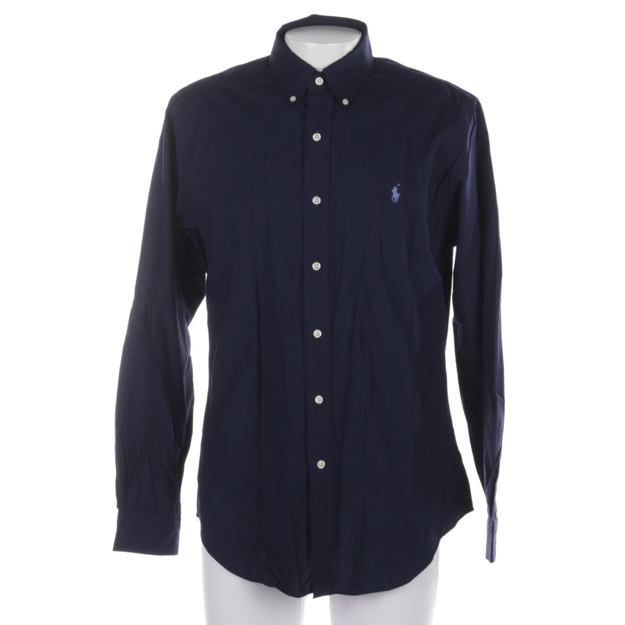 Image 1 of Polo s/s Casual Shirt L Navy in color Blue | Vite EnVogue