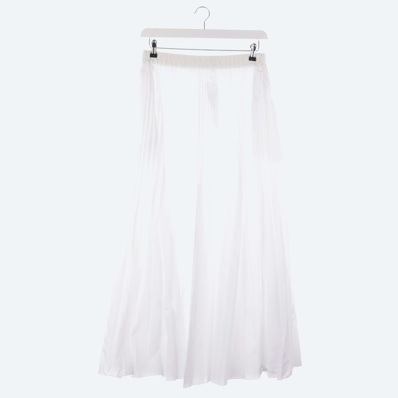 Image 1 of Pleated Skirt 34 White in color White | Vite EnVogue
