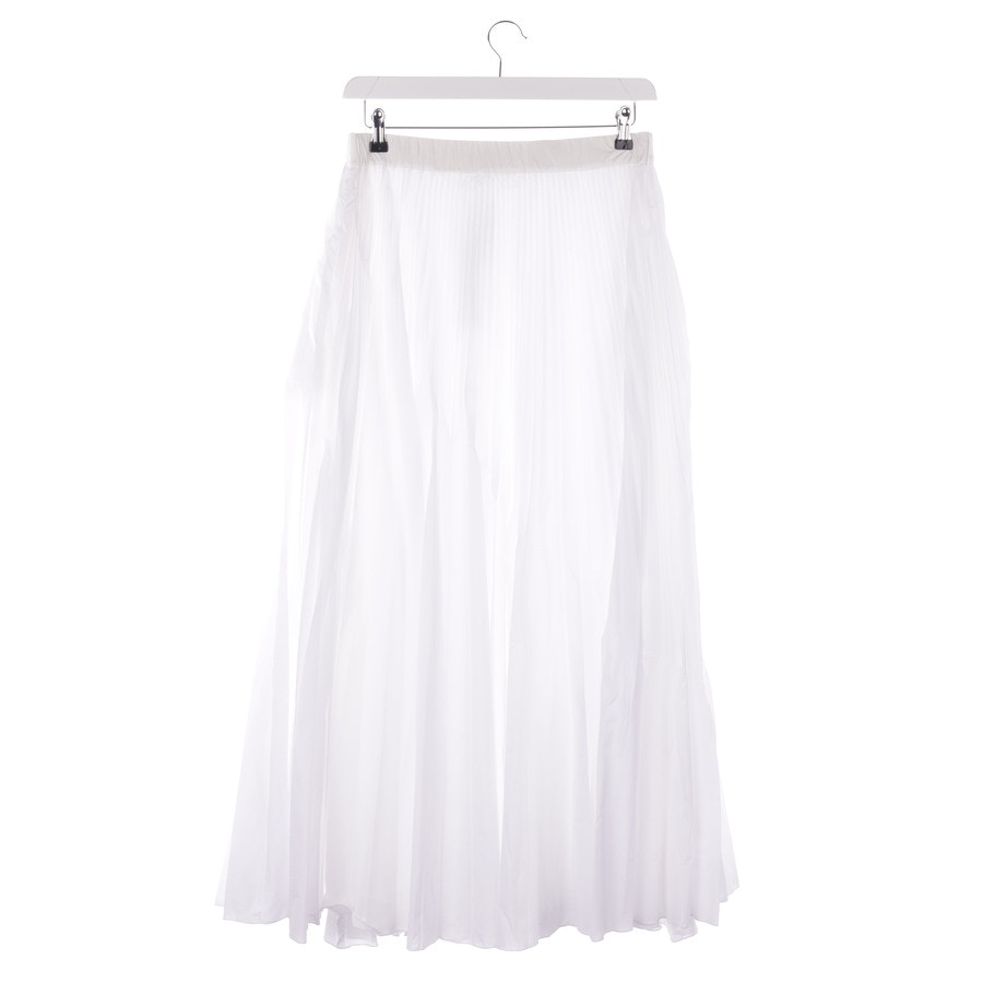 Image 2 of Pleated Skirt 34 White in color White | Vite EnVogue