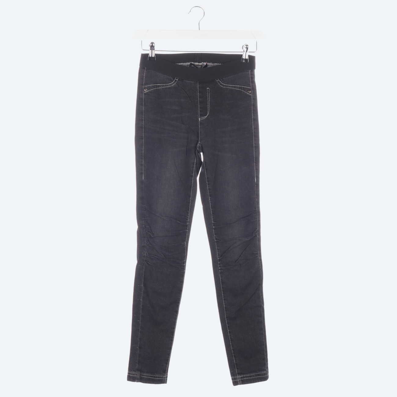 Image 1 of Jeans Skinny 34 Dark Gray in color Gray | Vite EnVogue