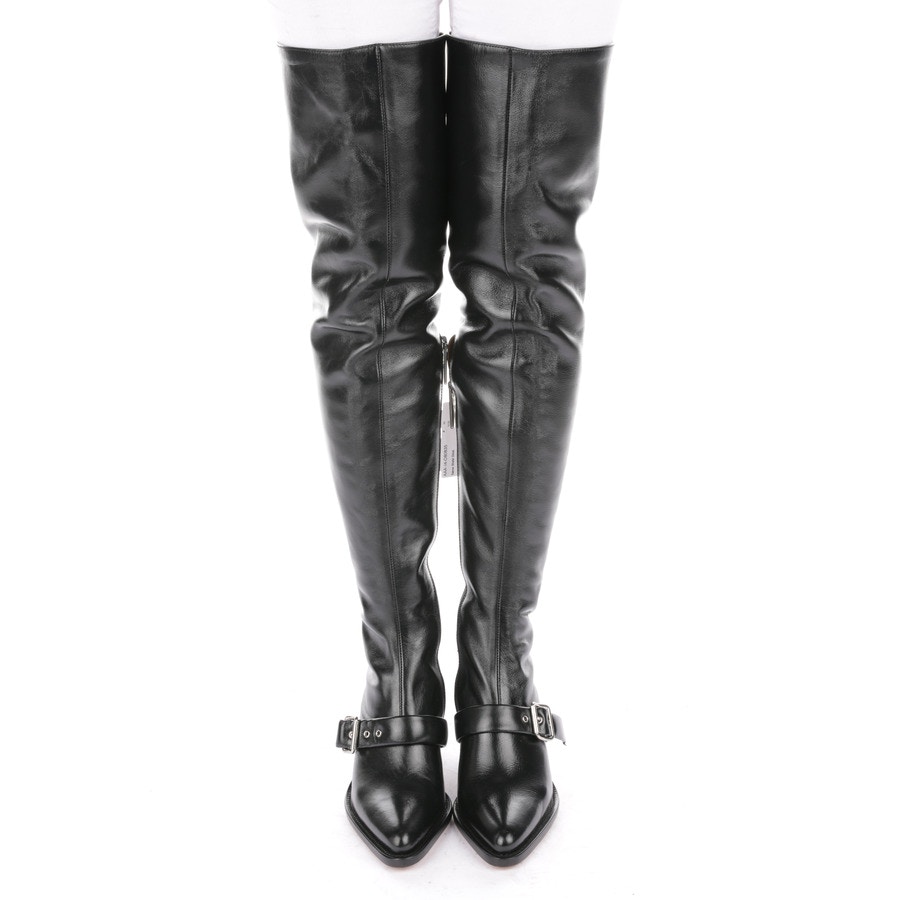 Image 2 of Knee High Boots EUR 36 Black in color Black | Vite EnVogue