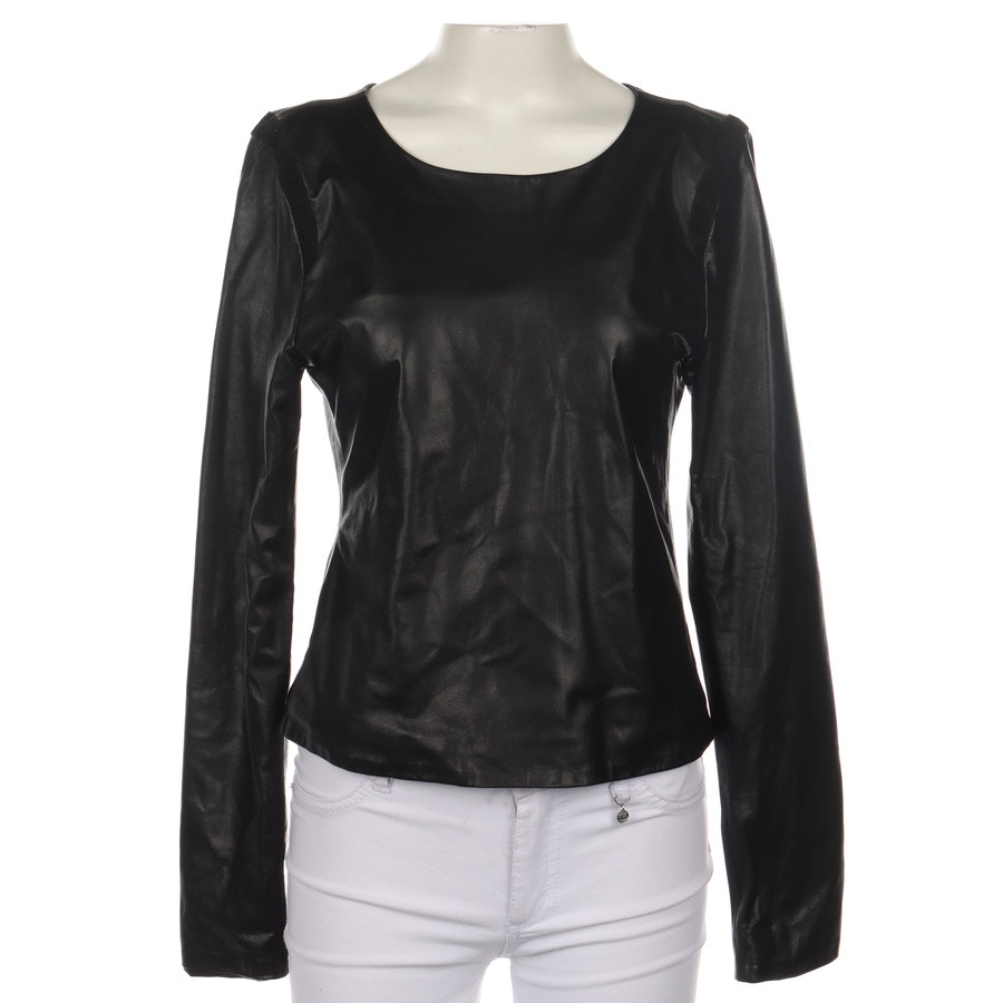 Image 1 of Leather Longsleeve XS Black in color Black | Vite EnVogue