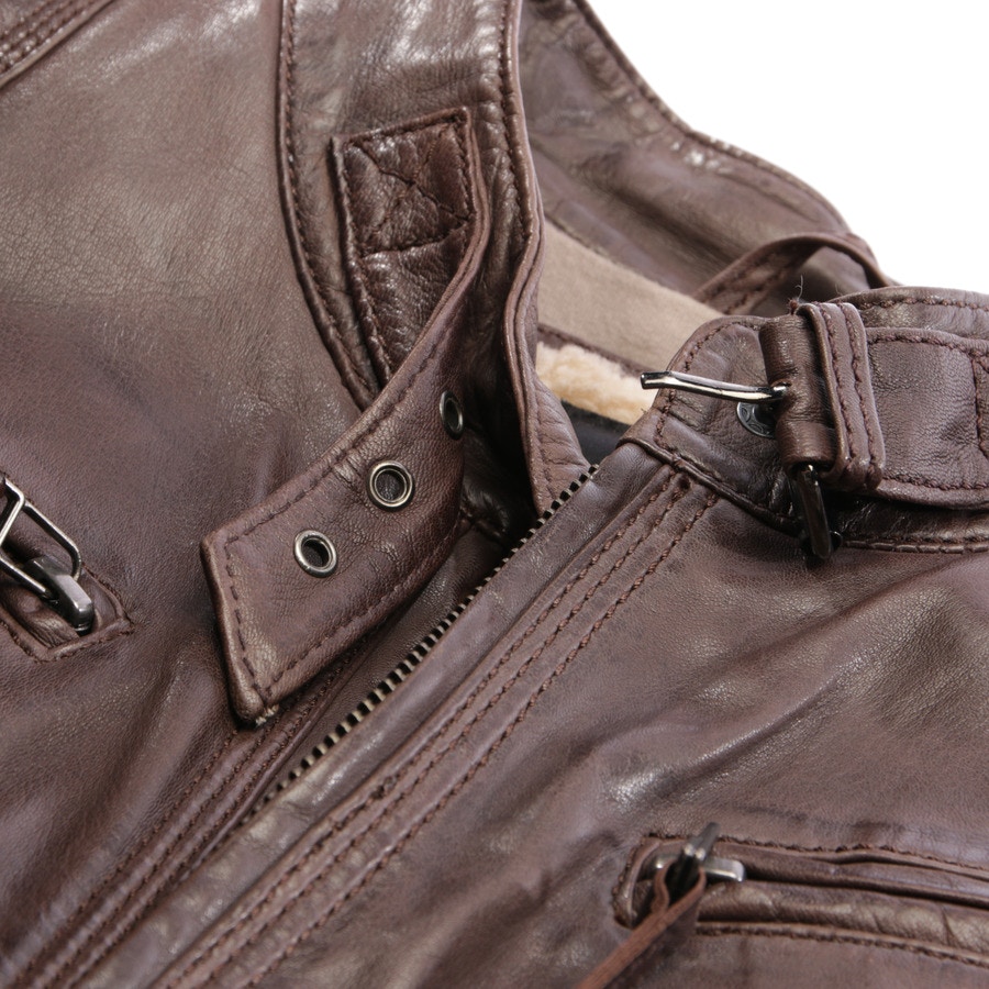 Image 3 of LeatherJackets L Brown in color Brown | Vite EnVogue