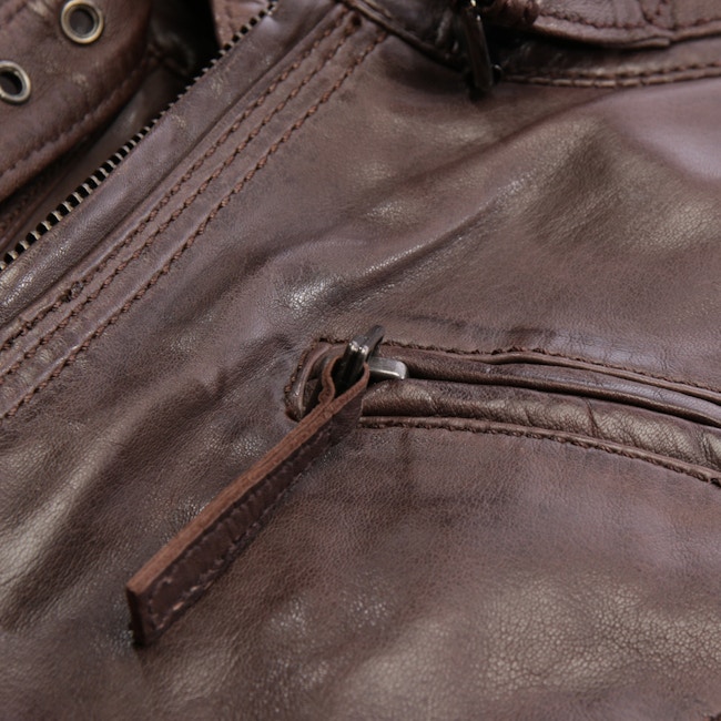 Image 4 of LeatherJackets L Brown in color Brown | Vite EnVogue