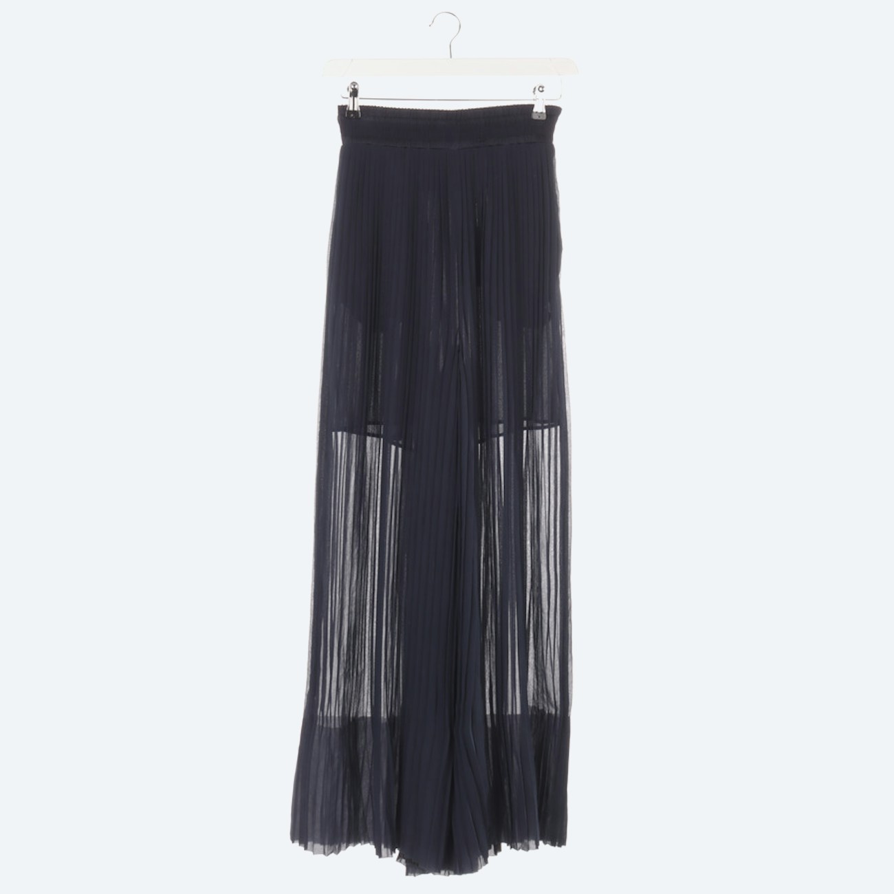 Image 1 of Pleated Trousers S Navy in color Blue | Vite EnVogue