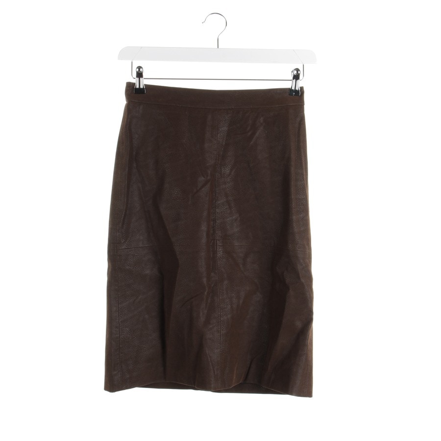 Image 1 of Skirt W27 Brown in color Brown | Vite EnVogue