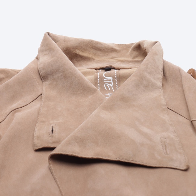 Image 3 of Leather Coat 2XL Camel in color Brown | Vite EnVogue