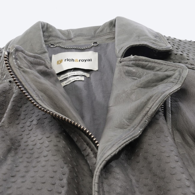 Image 3 of LeatherJackets 36 Gray in color Gray | Vite EnVogue