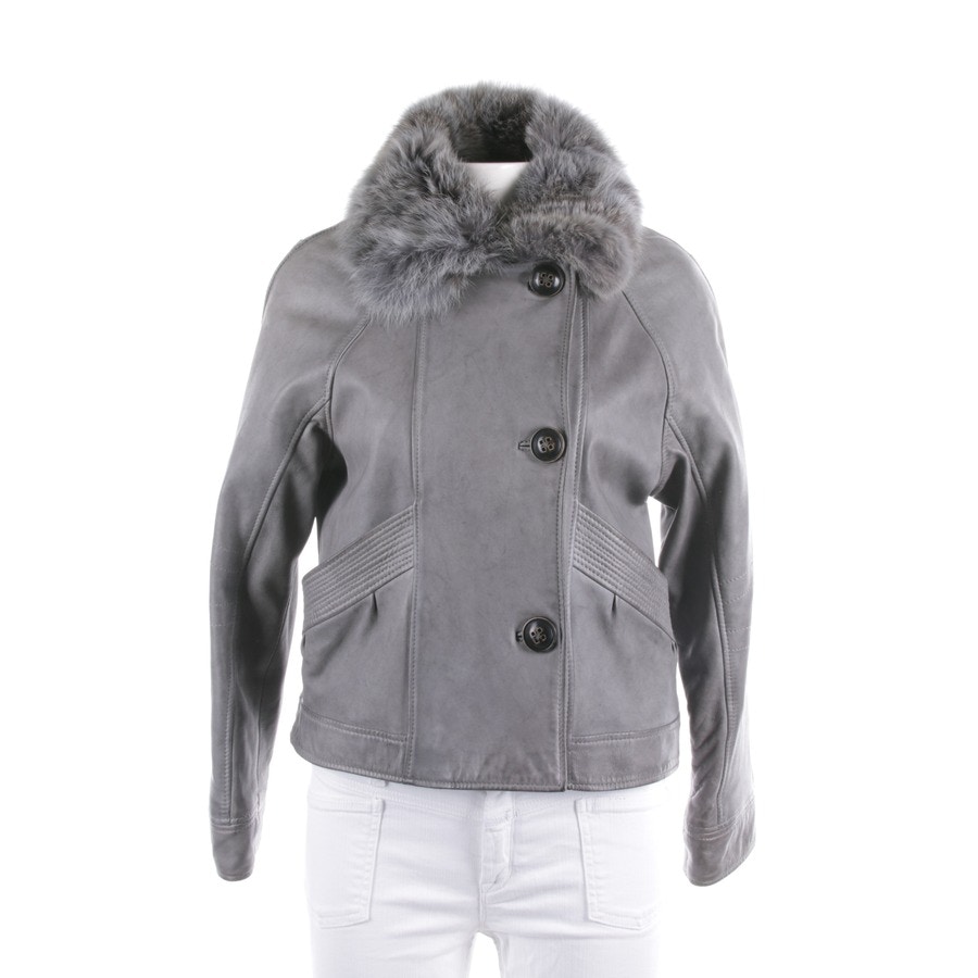 Image 1 of LeatherJackets 38 Lightgray in color Gray | Vite EnVogue