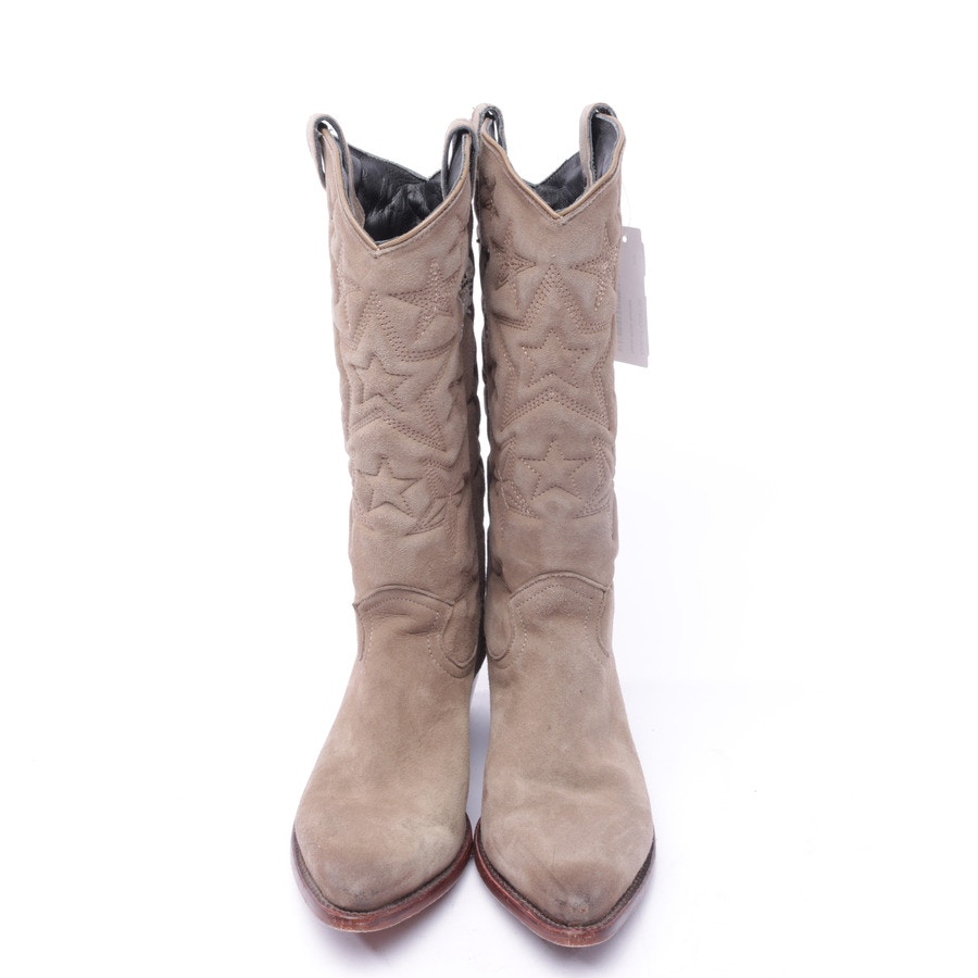 Image 2 of Calf High Boots EUR 36 Light Brown in color Brown | Vite EnVogue