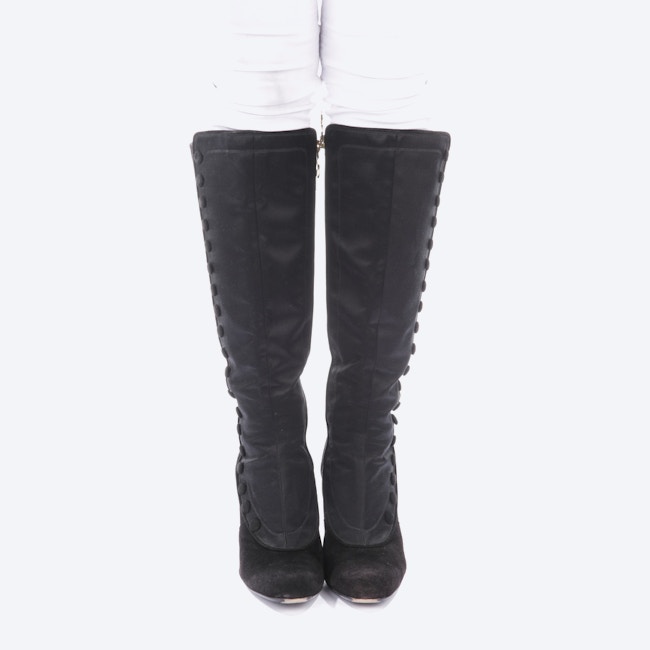 Image 2 of Calf High Boots EUR 38.5 Black in color Black | Vite EnVogue