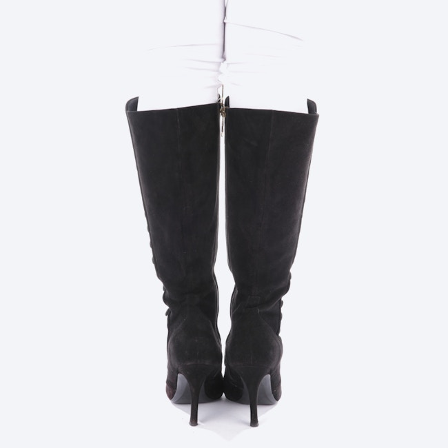 Image 3 of Calf High Boots EUR 38.5 Black in color Black | Vite EnVogue