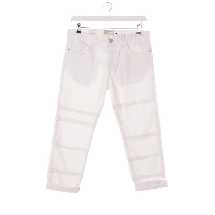 Image 1 of Jeans Boyfriend W29 White in color White | Vite EnVogue