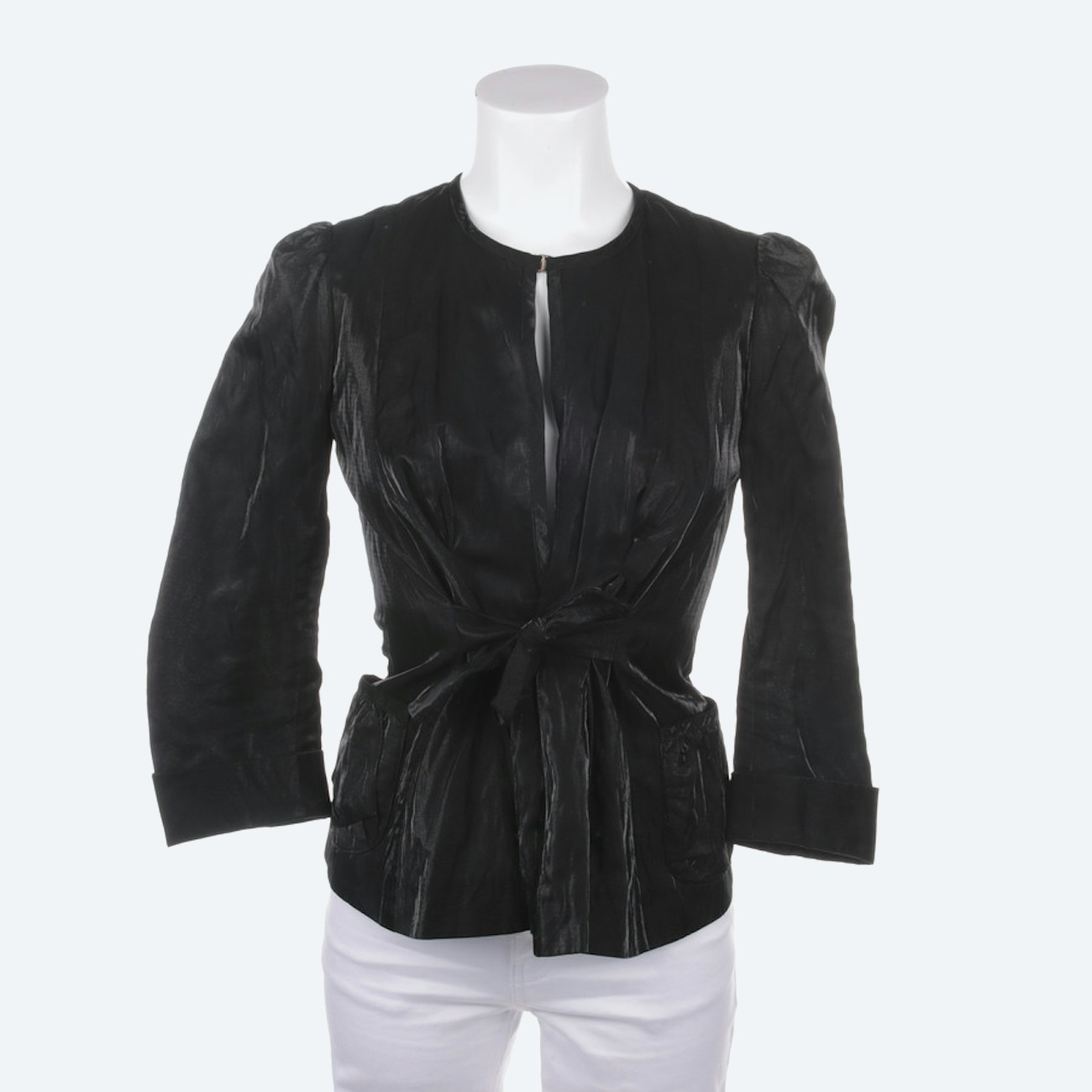 Image 1 of Summer Jacket 38 Black in color Black | Vite EnVogue