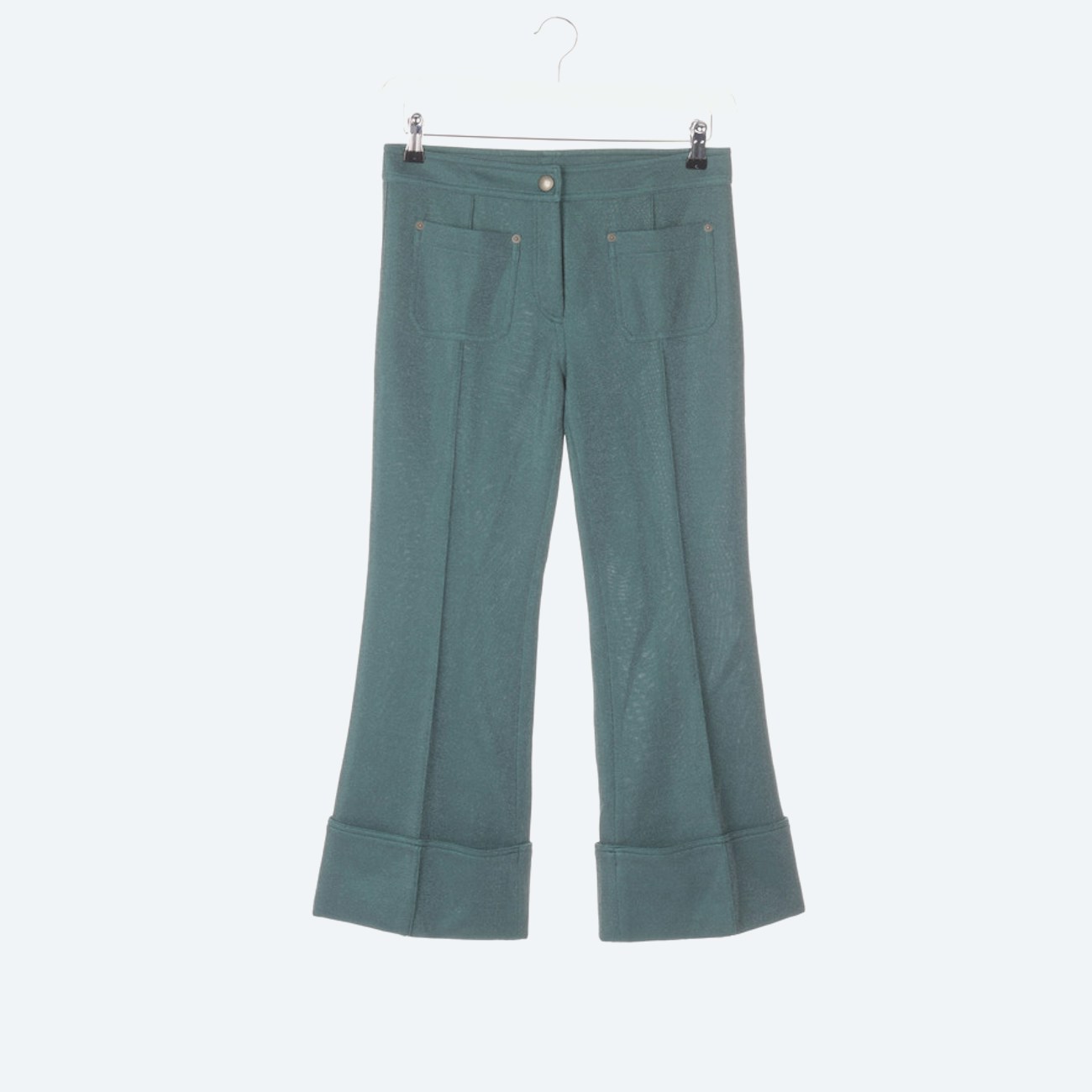 Image 1 of Trousers 34 Petrol in color Green | Vite EnVogue