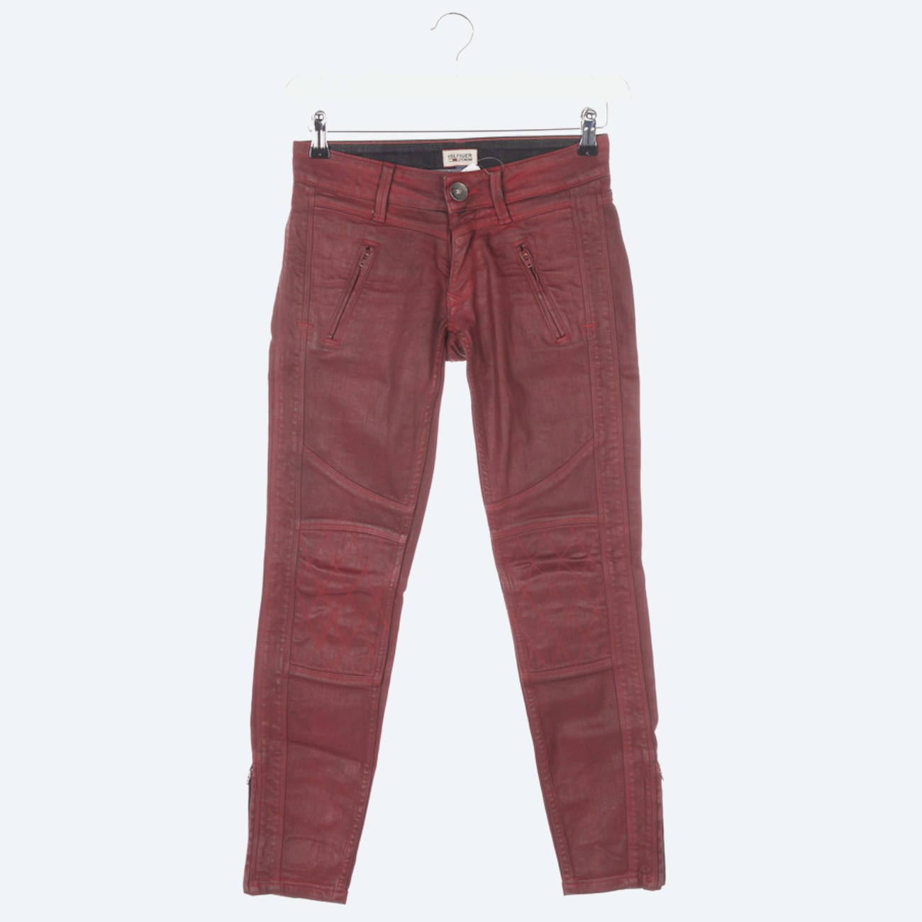 Image 1 of Slim Fit Jeans W25 Dark red in color Red | Vite EnVogue