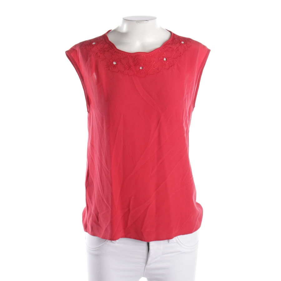 Image 1 of Silk Top 32 Red in color Red | Vite EnVogue