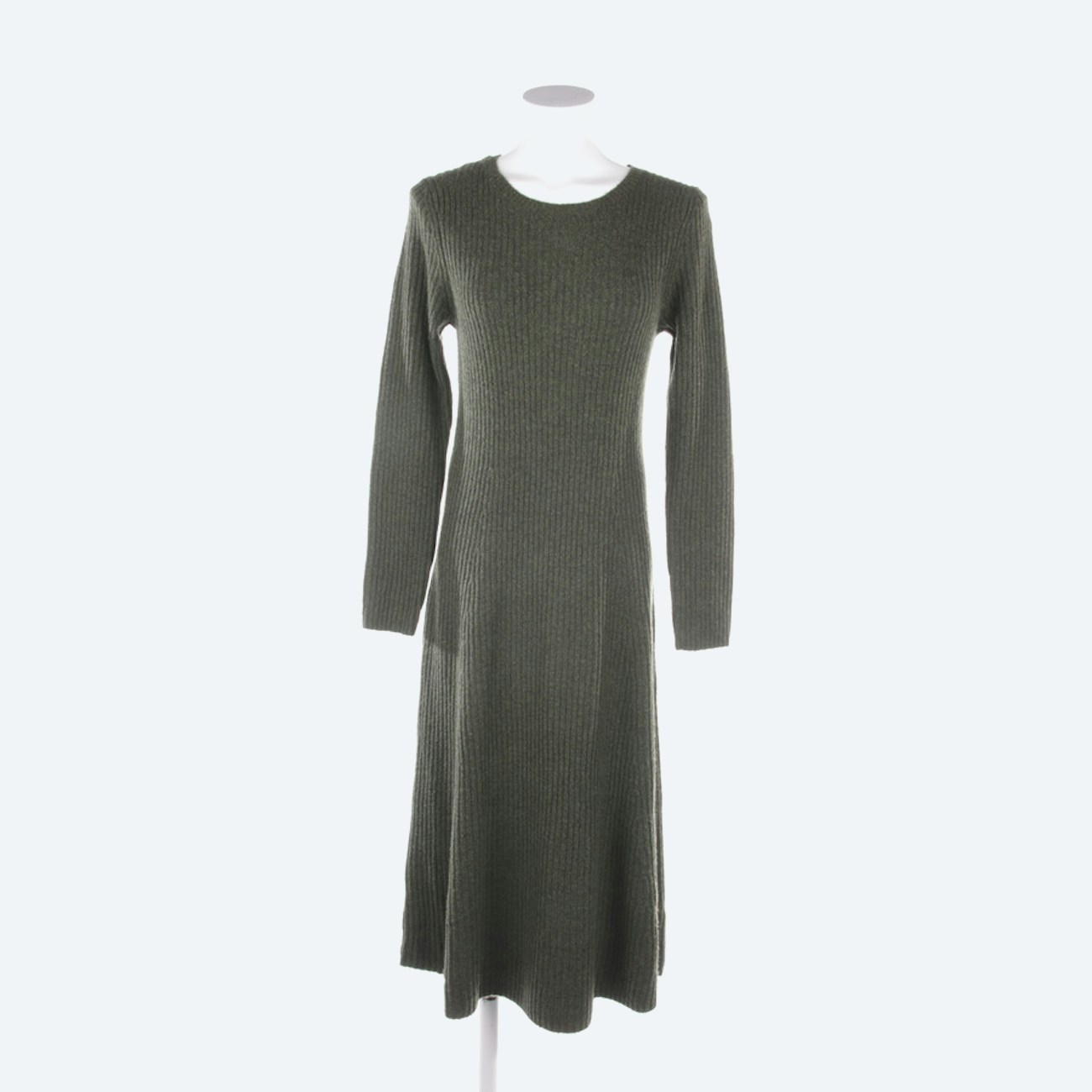 Image 1 of Shirt Dress M Olive Green in color Green | Vite EnVogue