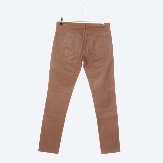 Image 2 of Leather Pants 38 Copper in color Brown | Vite EnVogue