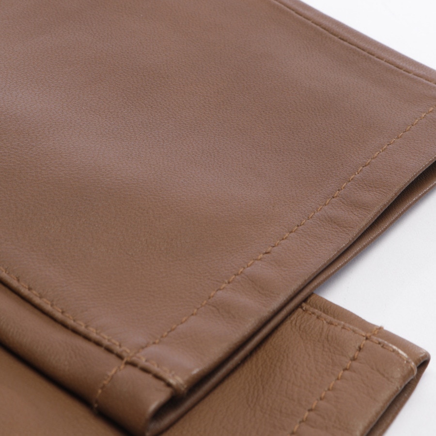 Image 3 of Leather Pants 38 Copper in color Brown | Vite EnVogue