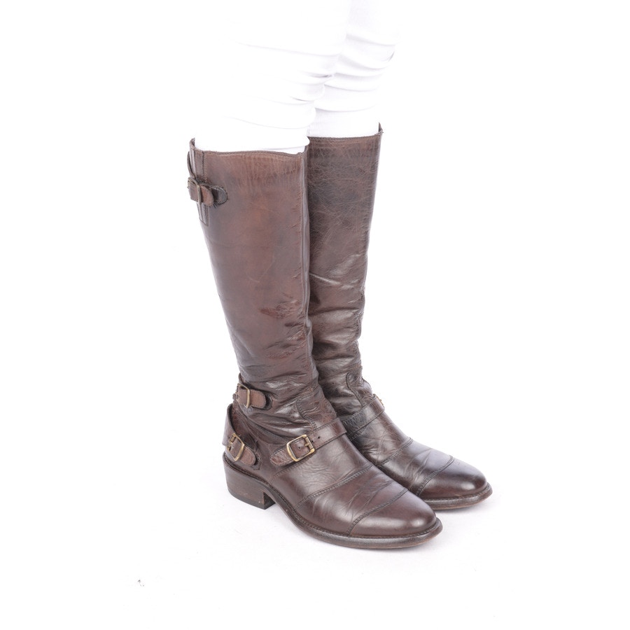 Image 1 of Trialmaster Knee High Boots EUR 37 Brown in color Brown | Vite EnVogue