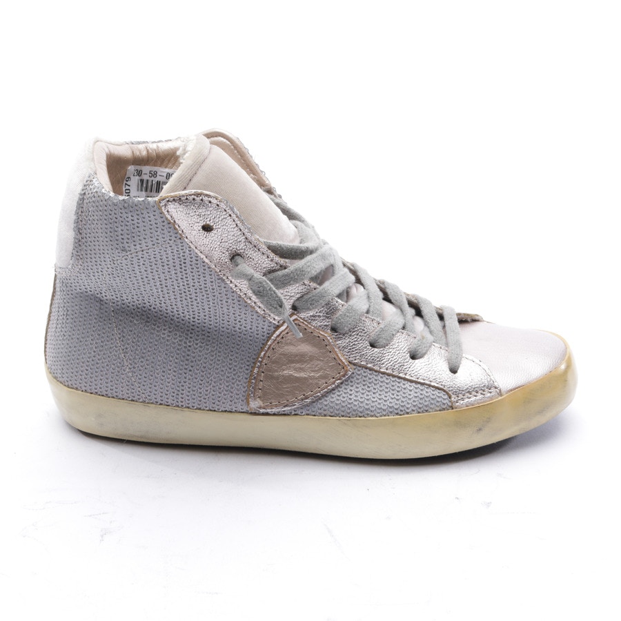 Image 1 of High-Top Sneakers EUR 36 Silver in color Metallic | Vite EnVogue