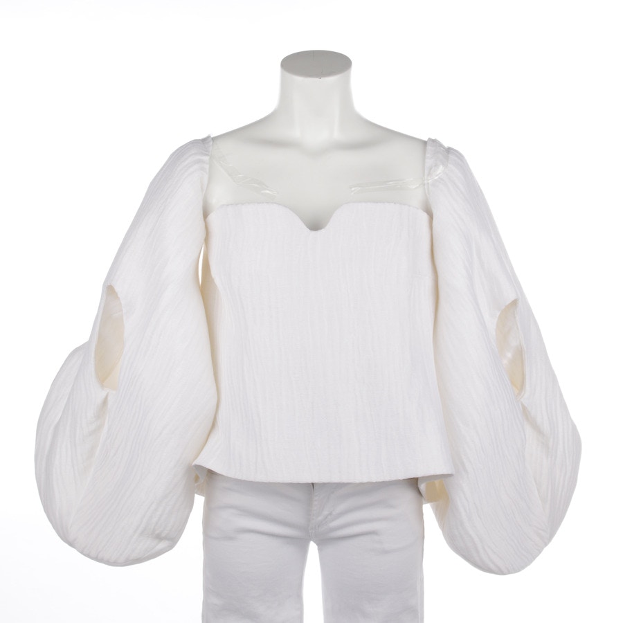 Image 1 of Silk Blouse 40 White in color White | Vite EnVogue