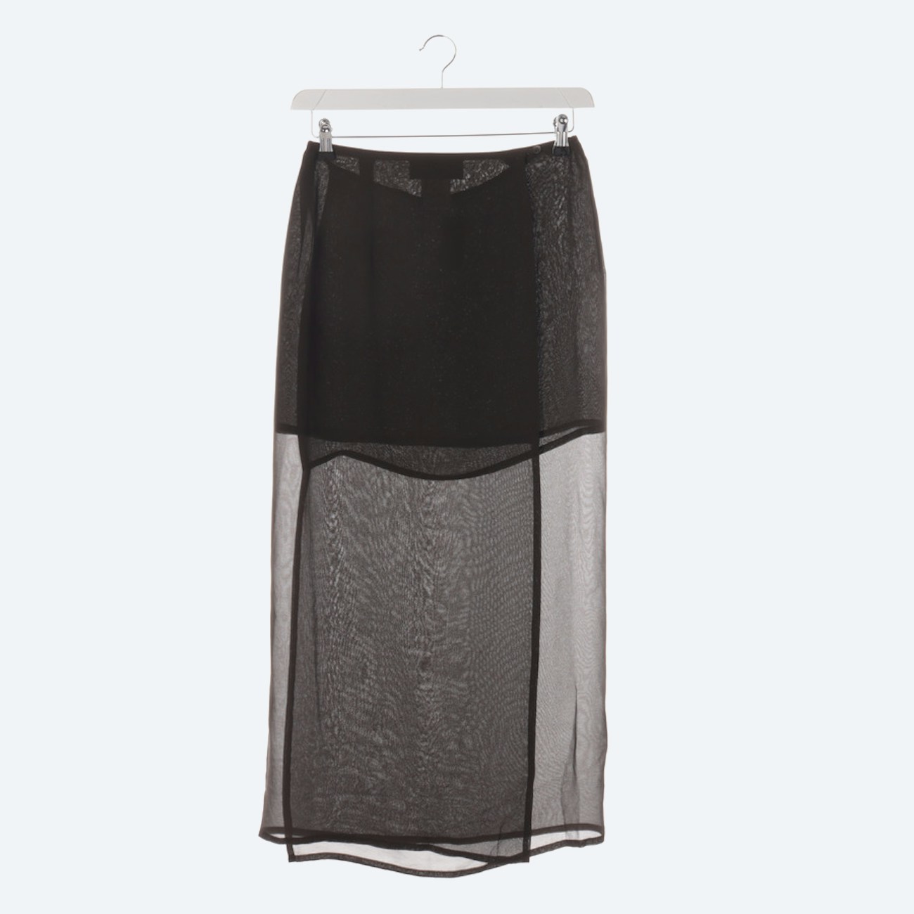 Image 1 of Skirt L Dark Brown in color Brown | Vite EnVogue