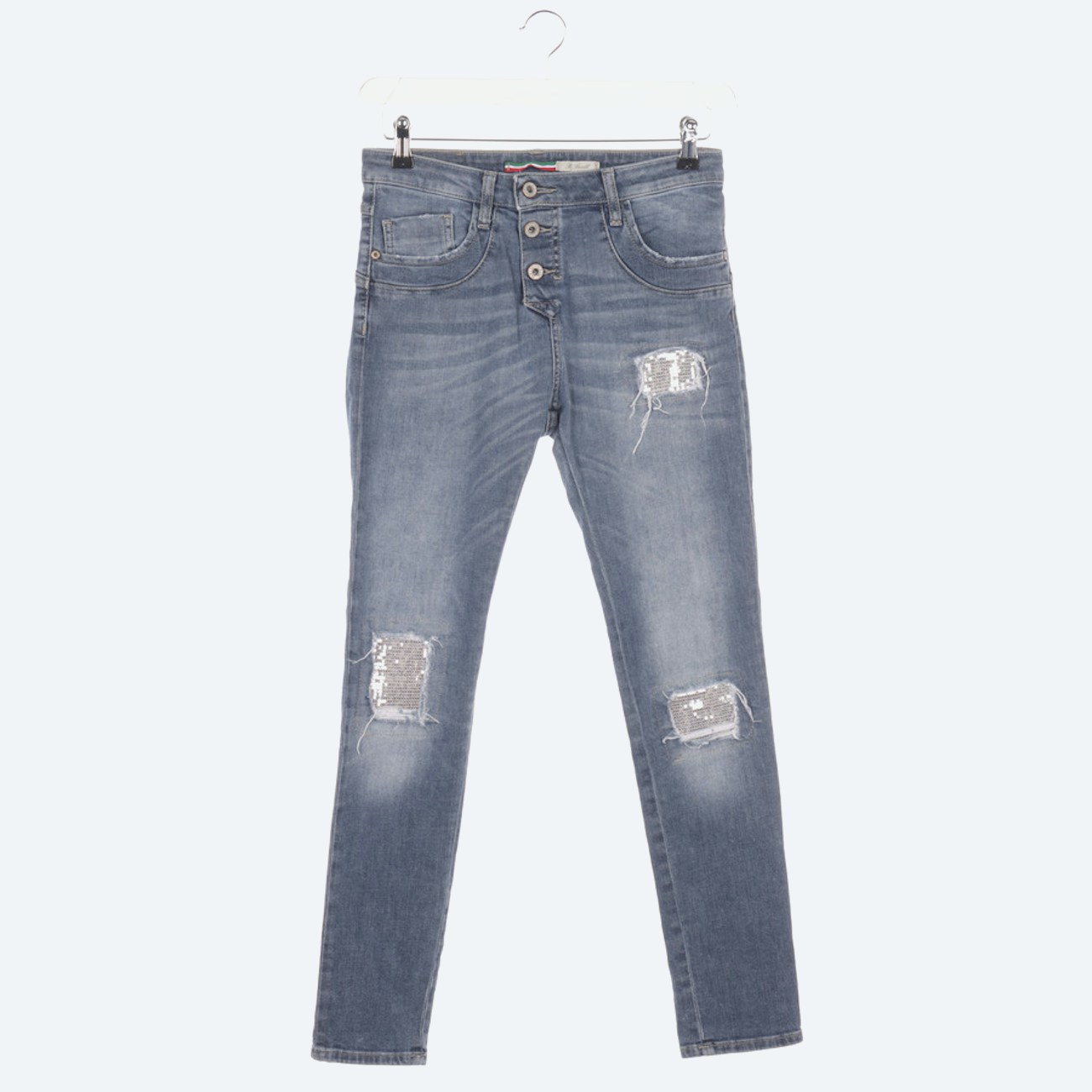 Bild 1 von Slim Fit Jeans XS Blau in Farbe Blau | Vite EnVogue