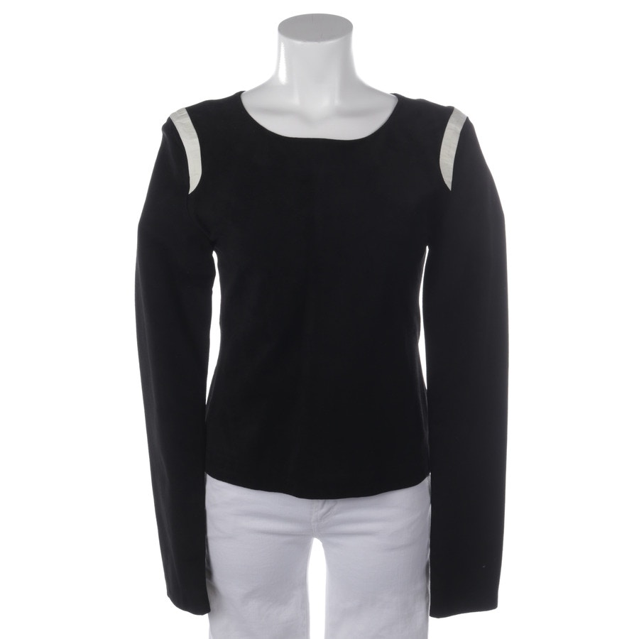 Image 1 of Leather Sweatshirt XS Black in color Black | Vite EnVogue