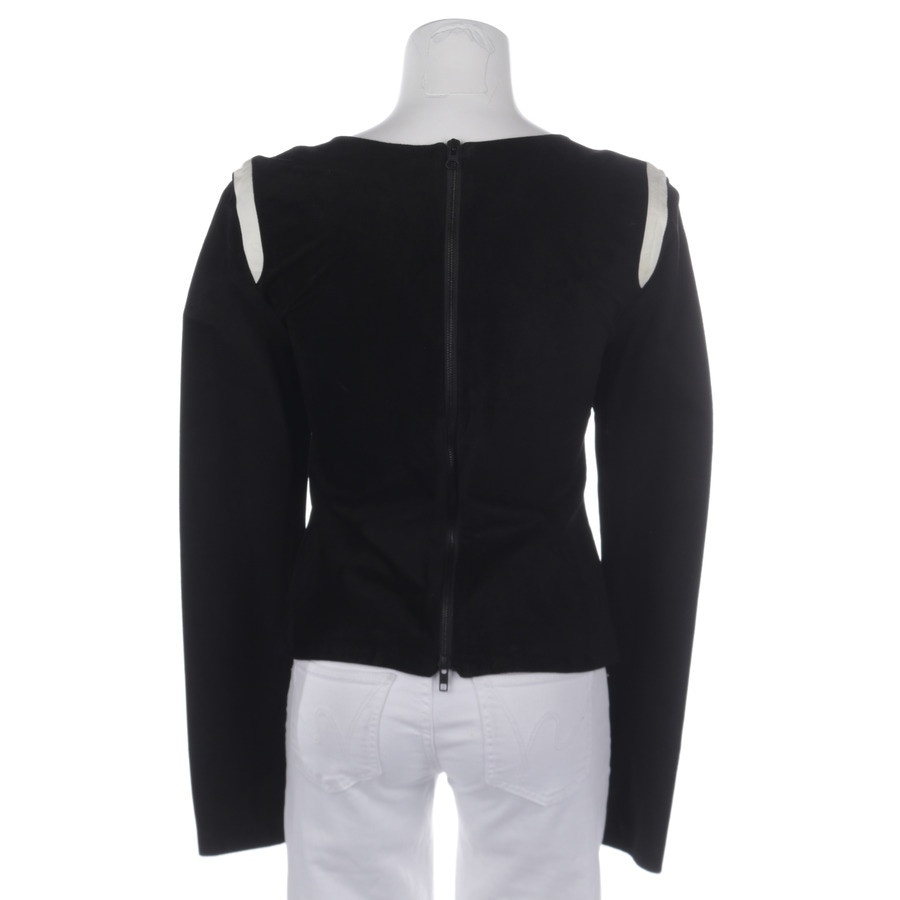 Image 2 of Leather Sweatshirt XS Black in color Black | Vite EnVogue