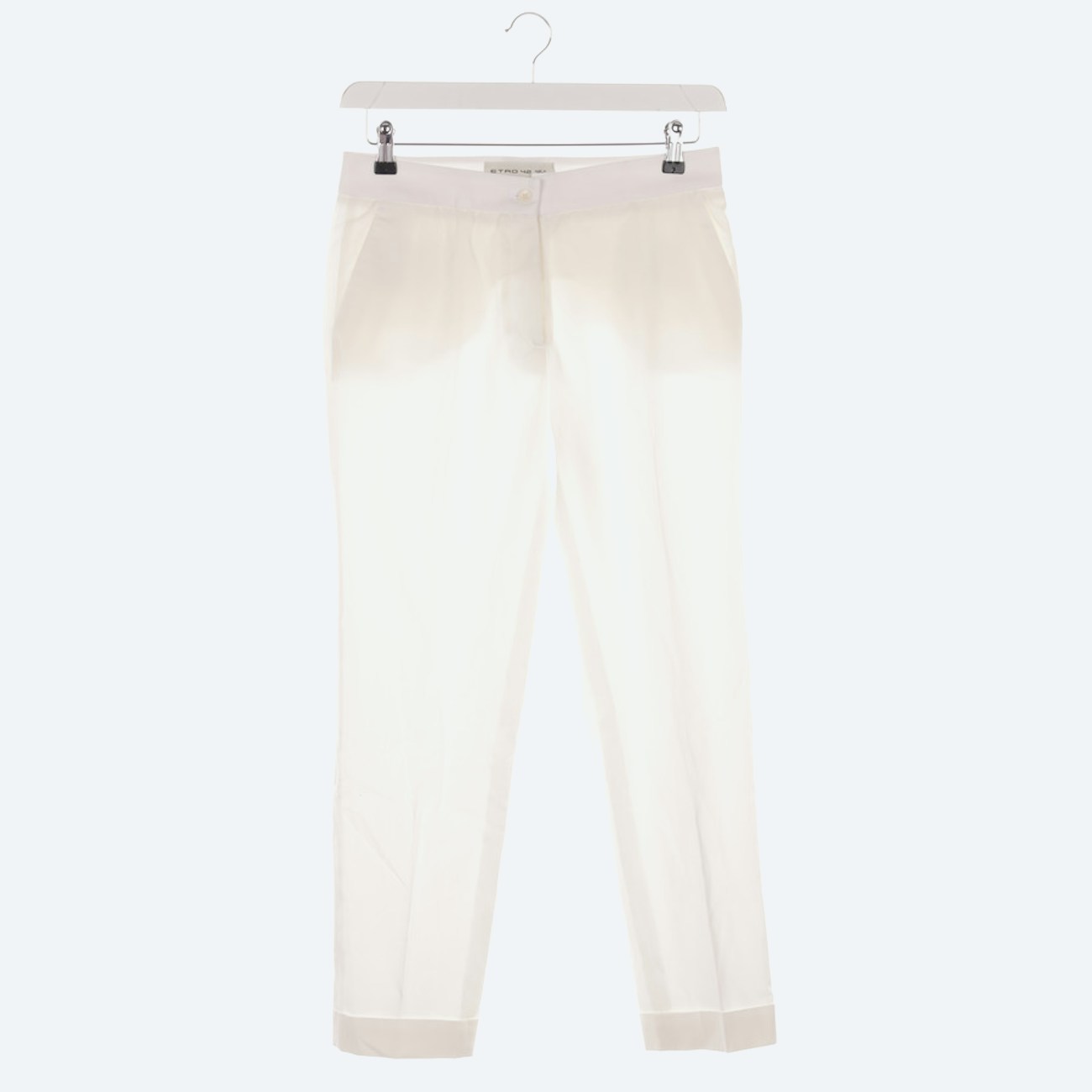 Image 1 of Trousers 42 Ivory in color White | Vite EnVogue