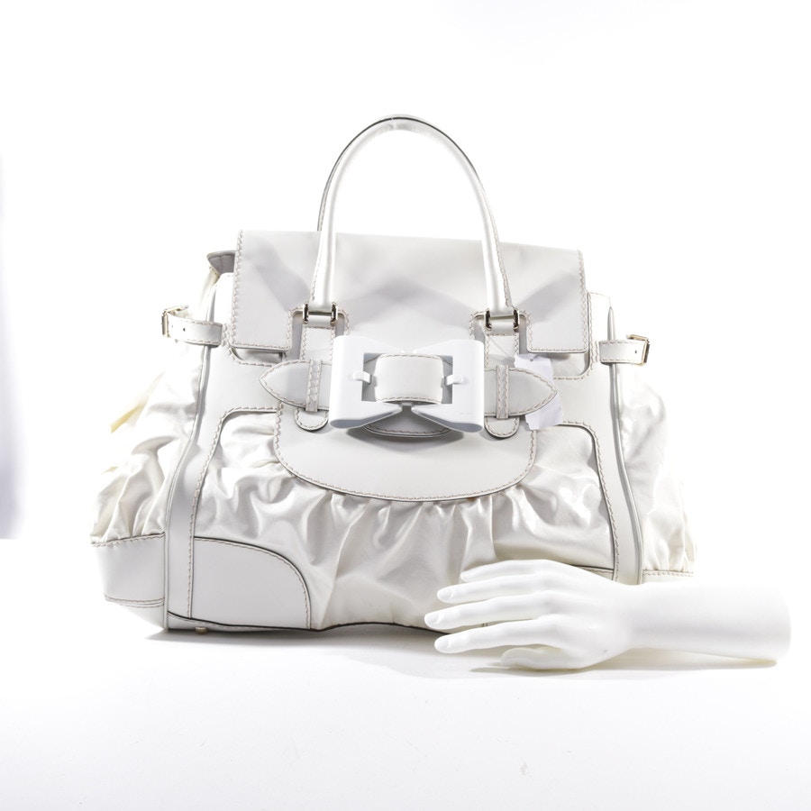 Image 7 of Shoulder Bag White in color White | Vite EnVogue