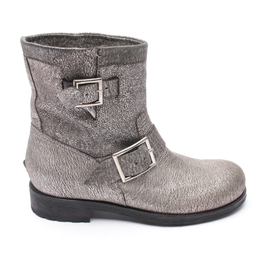 Image 1 of Ankle Boots EUR 36.5 Silver in color Metallic | Vite EnVogue