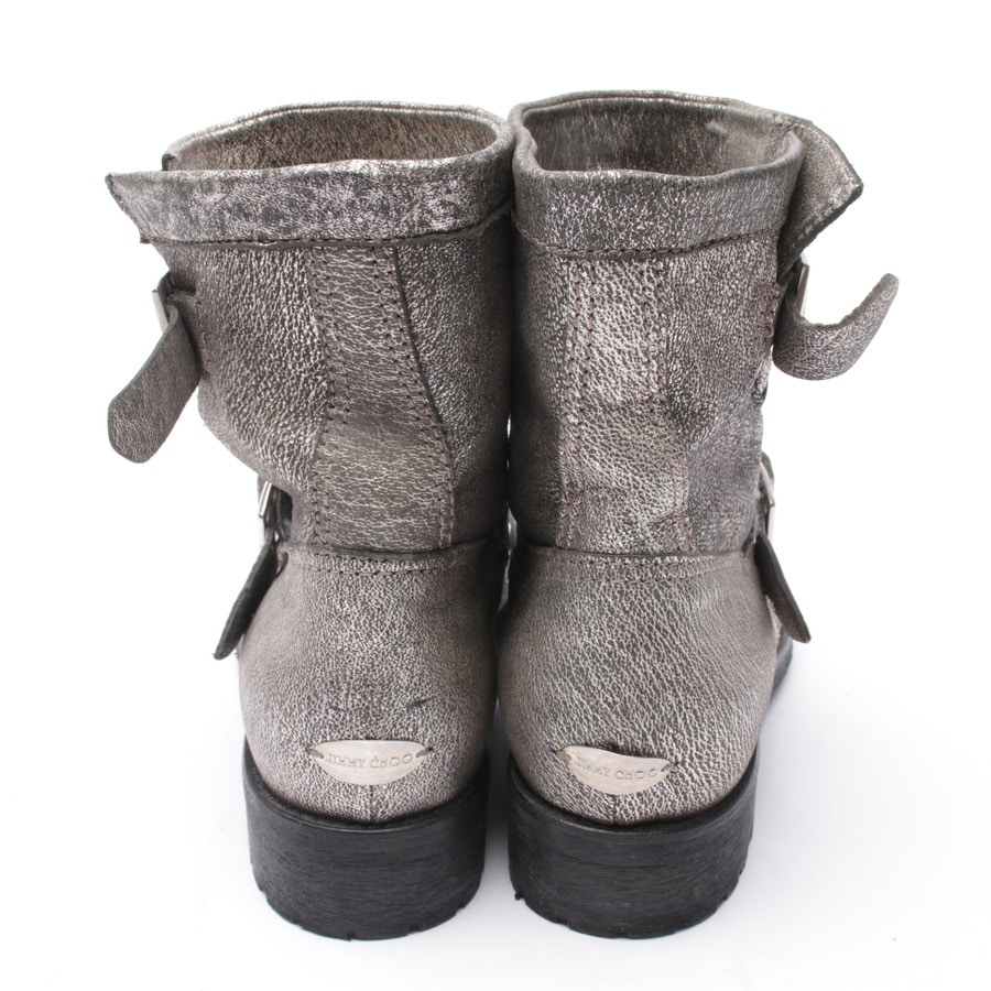 Image 3 of Ankle Boots EUR 36.5 Silver in color Metallic | Vite EnVogue