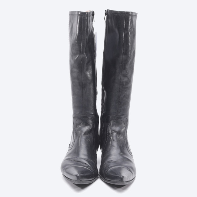 Image 2 of Knee High Boots EUR 40 Black in color Black | Vite EnVogue