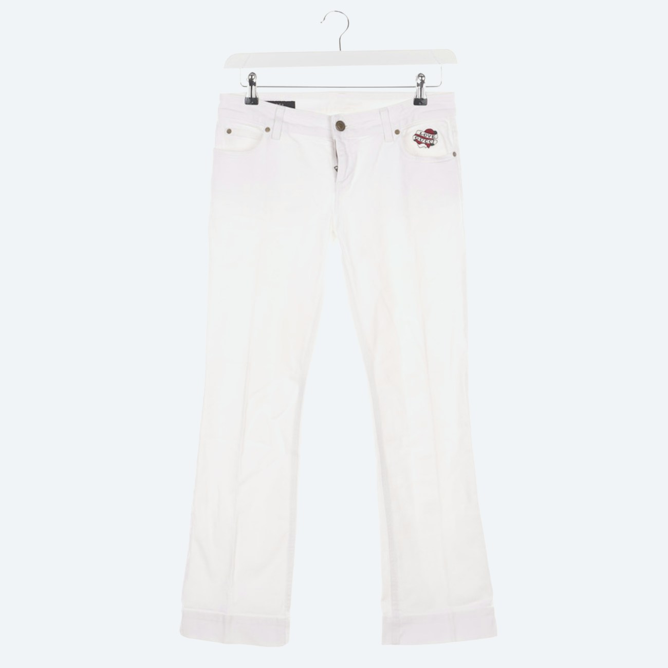Image 1 of Jeans Bootcut 42 White in color White | Vite EnVogue