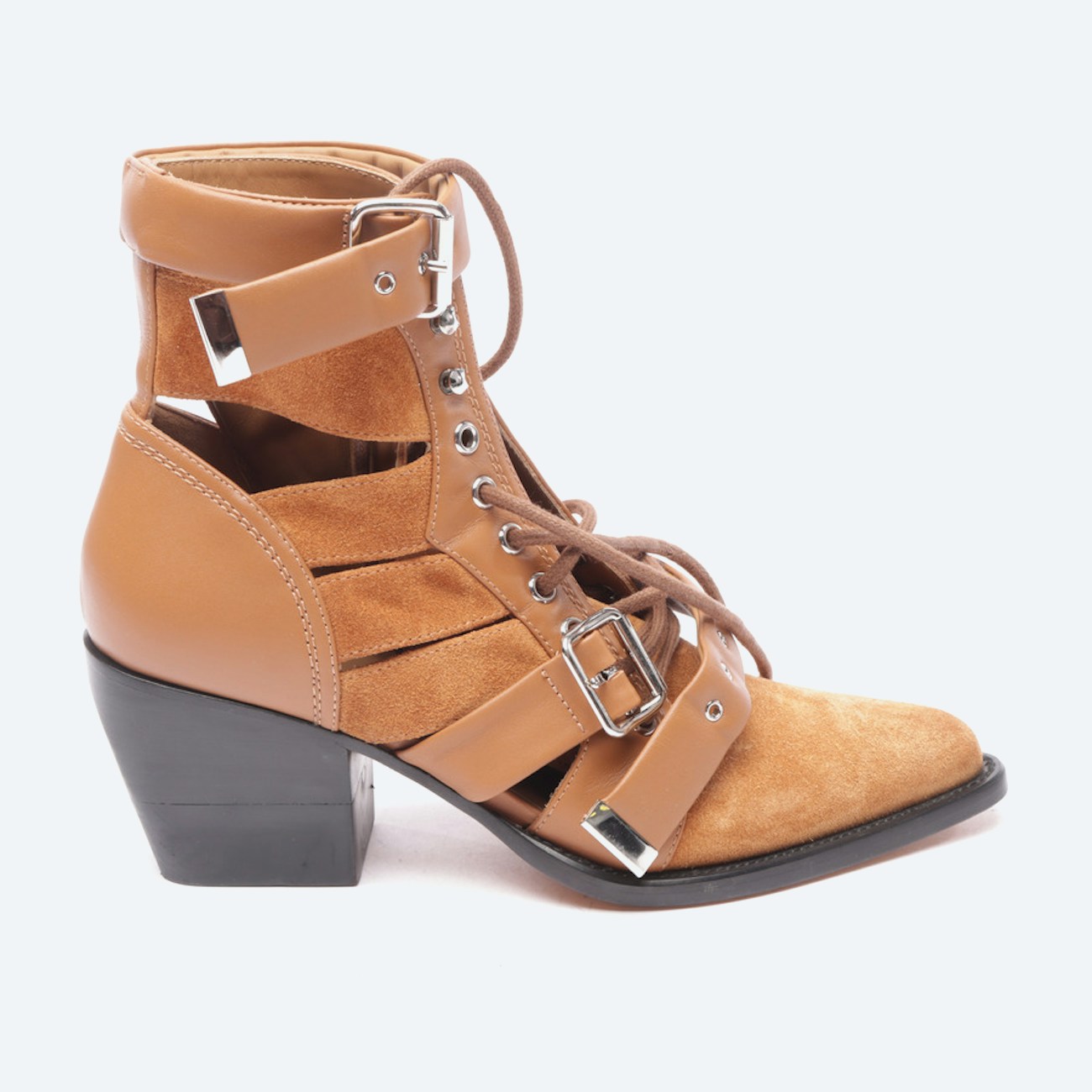 Image 1 of Ankle Boots EUR 39 Camel in color Brown | Vite EnVogue